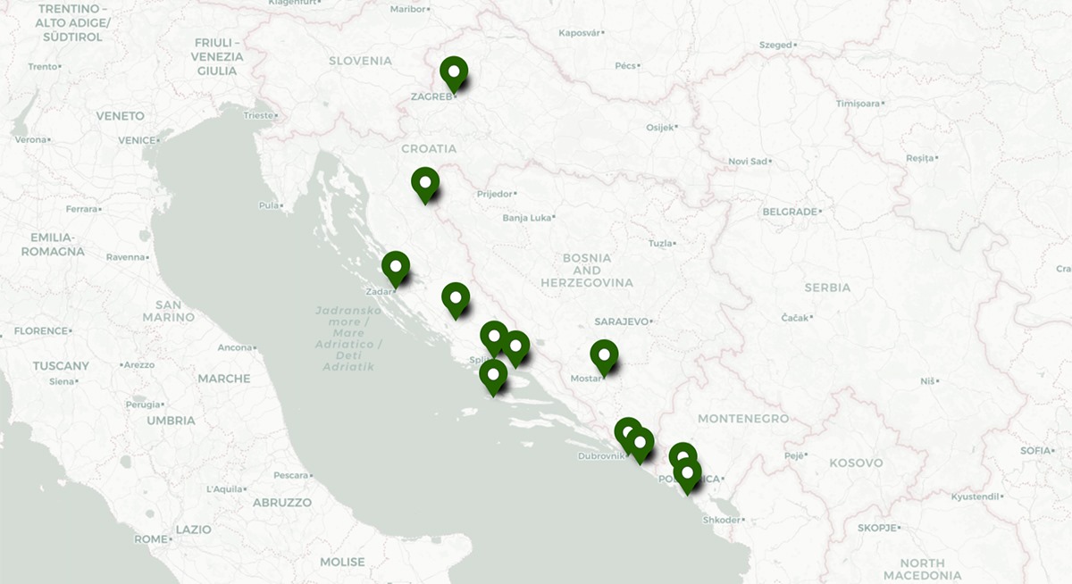 Croácia, Bósnia e Montenegro - O Trio Mágico dos Balcãs